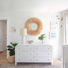 Load image into Gallery viewer, Maisie Ceramic Table Light in living room.
