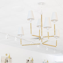 Load image into Gallery viewer, Mariana Chandelier in living room.
