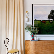 Load image into Gallery viewer, Marina Wall Light in living room.
