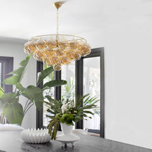 Load image into Gallery viewer, Mimi Chandelier in living room.
