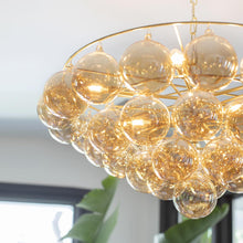 Load image into Gallery viewer, Mimi Chandelier in living room.
