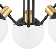 Load image into Gallery viewer, Miranda LED Semi Flush Ceiling Light in Detail.
