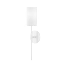 Load image into Gallery viewer, Olivia Wall Light in Soft White/Linen.

