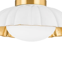 Load image into Gallery viewer, Penelope Flush Mount Ceiling Light in Detail.
