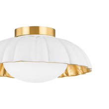 Load image into Gallery viewer, Penelope Flush Mount Ceiling Light in Detail.
