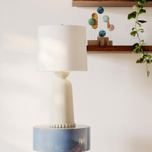 Load image into Gallery viewer, Rhea Table Lamp in living room.
