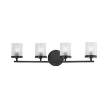 Load image into Gallery viewer, Ryan Bath Wall Light in Soft Black (4-Light).

