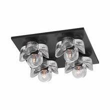 Load image into Gallery viewer, Shea Flush Mount Ceiling Light in Old Bronze (4-Light).
