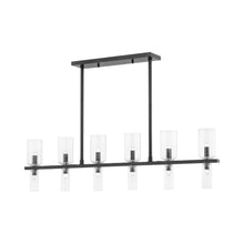 Load image into Gallery viewer, Tabitha Linear Suspension Light in Soft Black.
