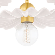 Load image into Gallery viewer, Tinsley Semi Flush Mount Ceiling Light in Detail.
