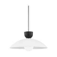 Load image into Gallery viewer, Whitley Pendant Light in Large/Polished Nickel.
