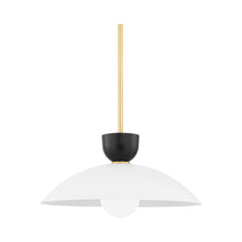 Load image into Gallery viewer, Whitley Pendant Light in Large/Aged Brass.
