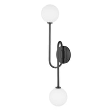 Load image into Gallery viewer, Zani Wall Light in Old Bronze (Opal Matte).
