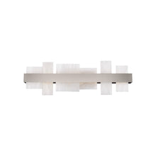 Load image into Gallery viewer, Acropolis LED Vanity Wall Light in Brushed Nickel (Small).
