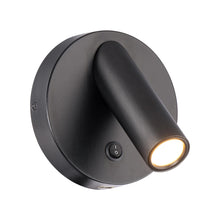 Load image into Gallery viewer, Aspire LED Wall Light in Black.
