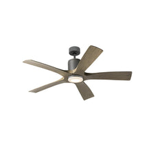 Load image into Gallery viewer, Aviator 5 Fan LED Light Kit in Graphite.
