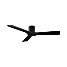 Load image into Gallery viewer, Aviator Flush Mount Ceiling Fan in Matte Black.
