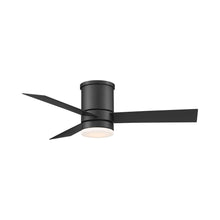 Load image into Gallery viewer, Axis LED Flush Mount Ceiling Fan in 44-Inch/Matte Black.
