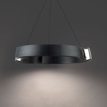 Load image into Gallery viewer, Battlestar LED Chandelier in Detail.
