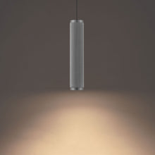 Load image into Gallery viewer, Burning Man LED Pendant Light in Detail.
