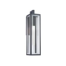 Load image into Gallery viewer, Cambridge Outdoor LED Wall Light in Black (Large).
