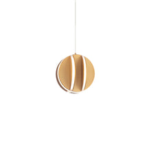 Load image into Gallery viewer, Carillion LED Pendant Light in Aged Brass (1-Light).
