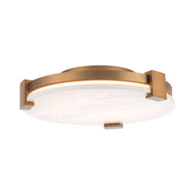 Load image into Gallery viewer, Catalonia LED Flush Mount Ceiling Light in Aged Brass (Large).
