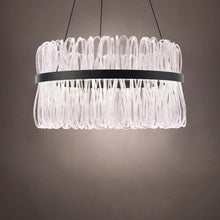 Load image into Gallery viewer, Charlize LED Chandelier in Detail.
