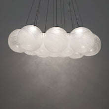 Load image into Gallery viewer, Cosmic Crystal Multi-Light LED Pendant Light in Detail.
