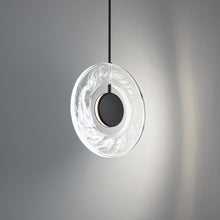 Load image into Gallery viewer, Cymbal LED Pendant Light in Detail.

