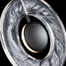 Load image into Gallery viewer, Cymbal LED Pendant Light in Detail.

