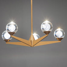 Load image into Gallery viewer, Double Bubble LED Chandelier in Detail.
