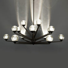 Load image into Gallery viewer, Double Bubble LED Chandelier in Detail.
