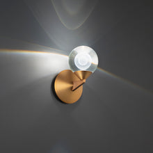 Load image into Gallery viewer, Double Bubble LED Wall Light in Detail.
