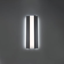 Load image into Gallery viewer, Enigma Outdoor LED Wall Light in Detail.
