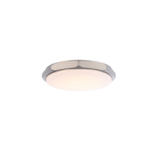 Load image into Gallery viewer, Grommet LED Flush Mount Ceiling Light in Brushed Nickel (Large).
