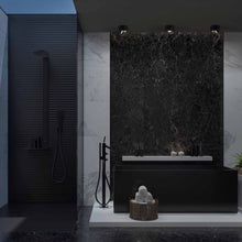 Load image into Gallery viewer, I Spy Outdoor LED Flush Mount Ceiling Light in bathroom.
