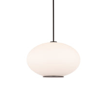 Load image into Gallery viewer, Illusion LED Pendant Light in Black (2700K/16-Inch).
