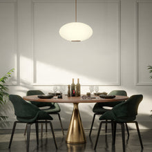 Load image into Gallery viewer, Illusion LED Pendant Light in Dining Room.
