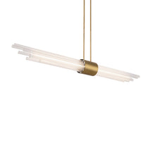 Load image into Gallery viewer, Luzerne LED Linear Pendant Light in Detail.

