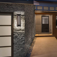 Load image into Gallery viewer, Midnight Outdoor LED Wall Light in Detail.
