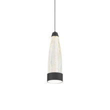 Load image into Gallery viewer, Mystic LED Pendant Light in Black.
