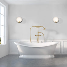 Load image into Gallery viewer, Ophelia LED Wall Light in bathroom.
