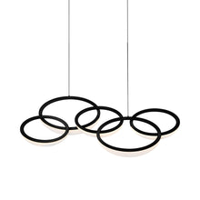 Load image into Gallery viewer, Orion LED Chandelier in Black.
