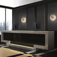 Load image into Gallery viewer, Serenity LED Wall Light in office.
