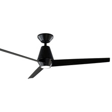 Load image into Gallery viewer, Slim Downrod LED Ceiling Fan in Detail.
