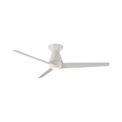 Slim LED Flush Mount Ceiling Fan.