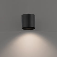 Load image into Gallery viewer, Squat LED Outdoor Flush Mount Light in Detail.
