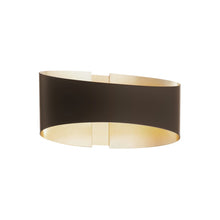 Load image into Gallery viewer, Swerve LED Wall Light in Detail.
