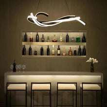 Load image into Gallery viewer, Tidal LED Chandelier in bar.
